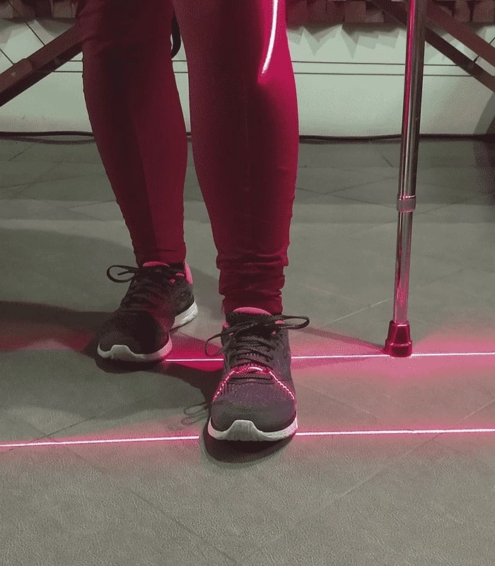 Passo Certo - Bengala 4.0 usada em Exercício de COMPRIMENTO DE PASSO PASSADA E CADENCIA